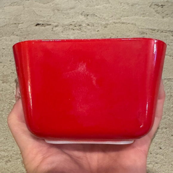 Vintage Pyrex Primary Colors Refrigerator Glass Dishes With Lids - Picture 5 of 15